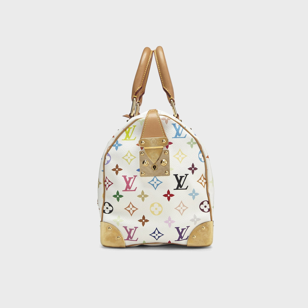 WGACA Takashi Murakami x Louis Vuitton White Monogram Multicolore Speedy 30 - White