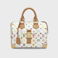 WGACA Takashi Murakami x Louis Vuitton White Monogram Multicolore Speedy 30 - White