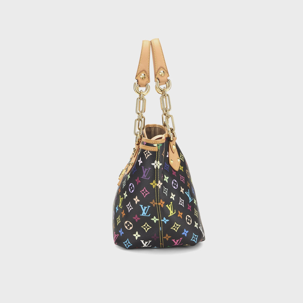 WGACA Takashi Murakami x Louis Vuitton White Monogram Multicolore Annie GM - Black