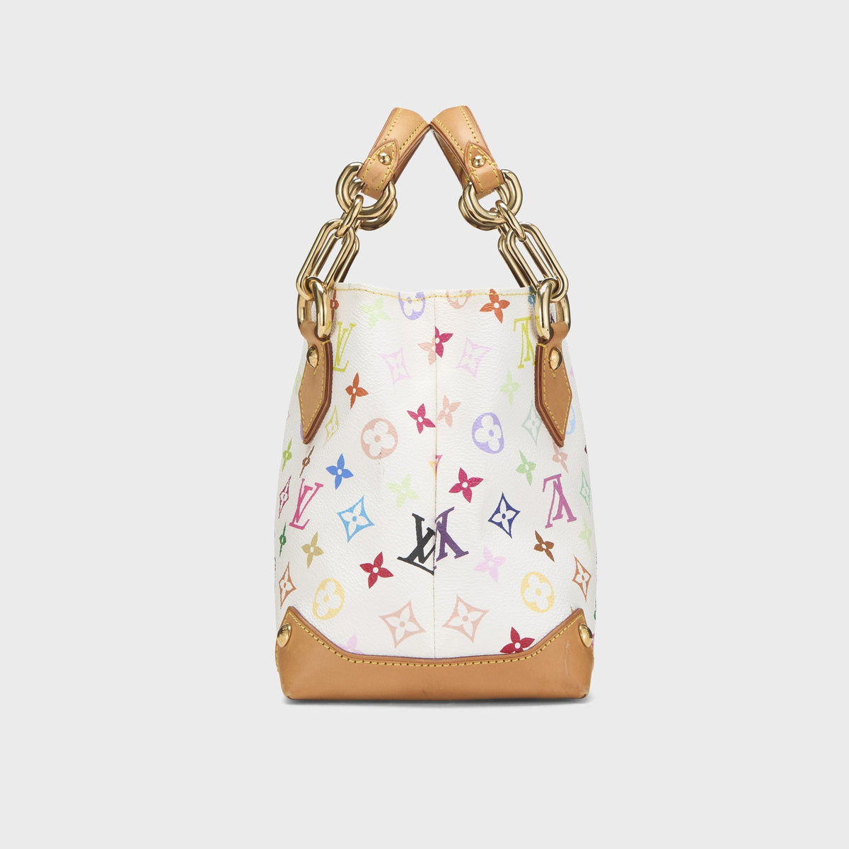 WGACA Louis Vuitton Monogram Multicolor Audra Bag - White