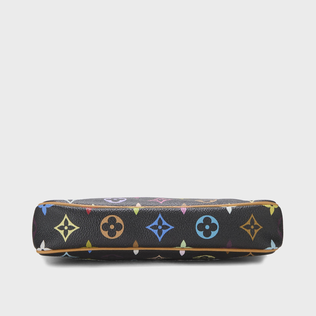 WGACA Louis Vuitton x Takashi Murakami Pochette Accessoires V2 - Black / Multi