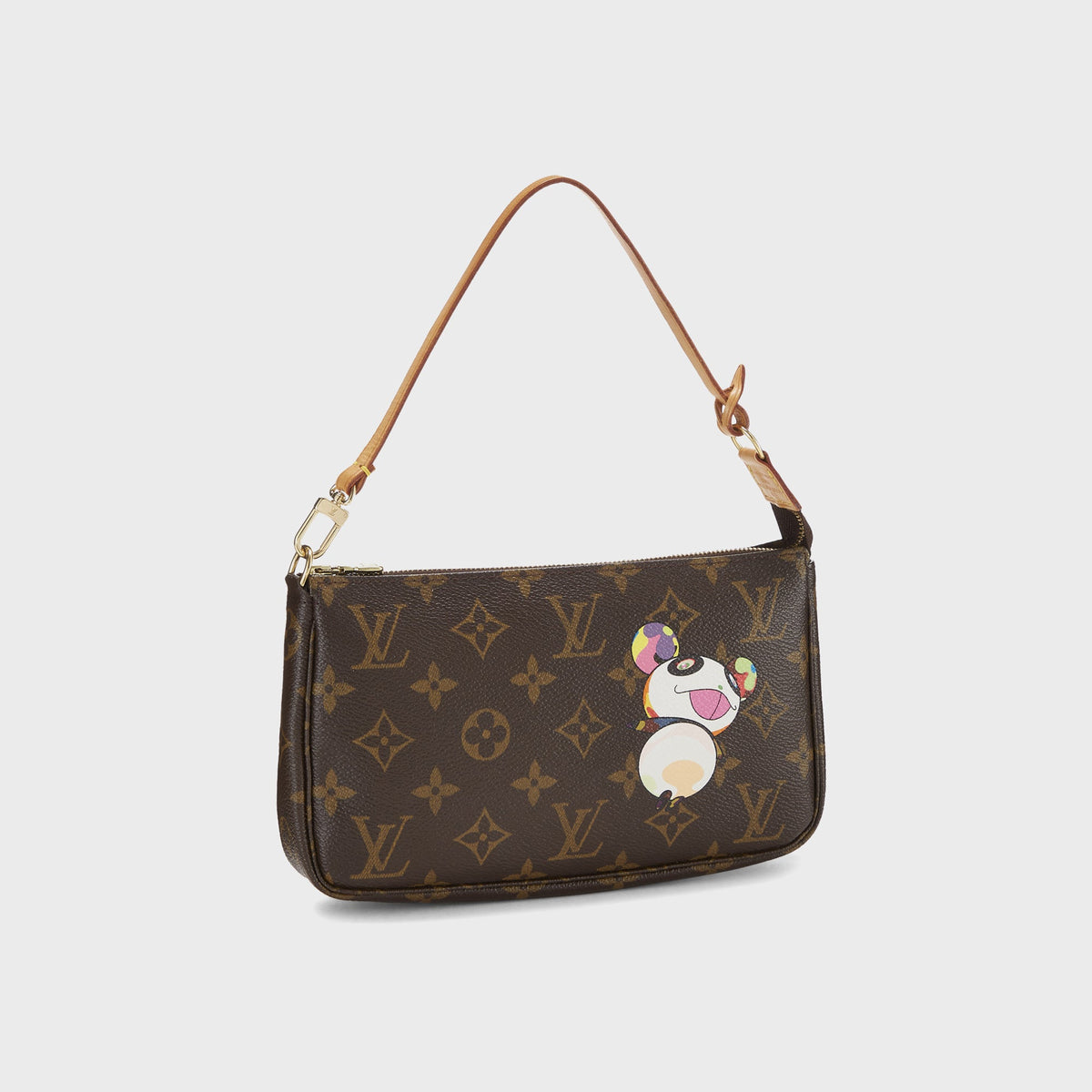 WGACA Louis Vuitton Murakami Panda Pochette Accessories V2 - Brown
