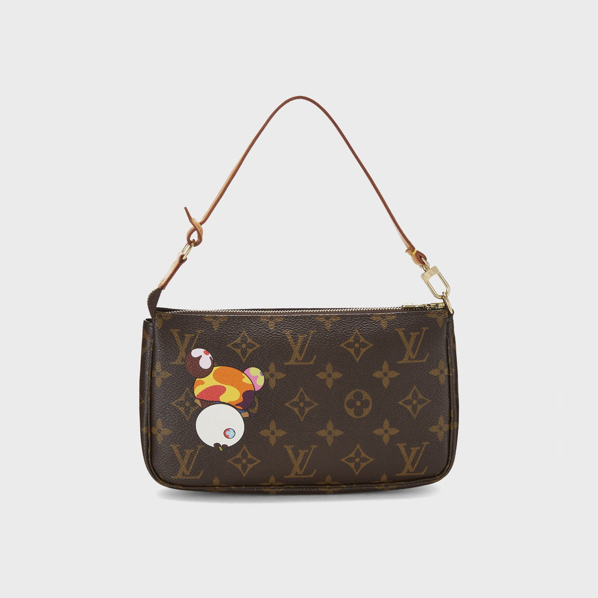 WGACA Louis Vuitton Murakami Panda Pochette Accessories V2 - Brown