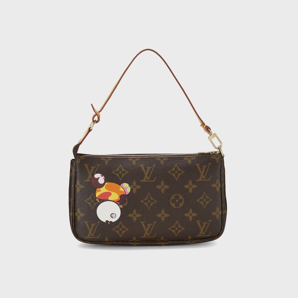 WGACA Louis Vuitton Murakami Panda Pochette Accessories V2 - Brown