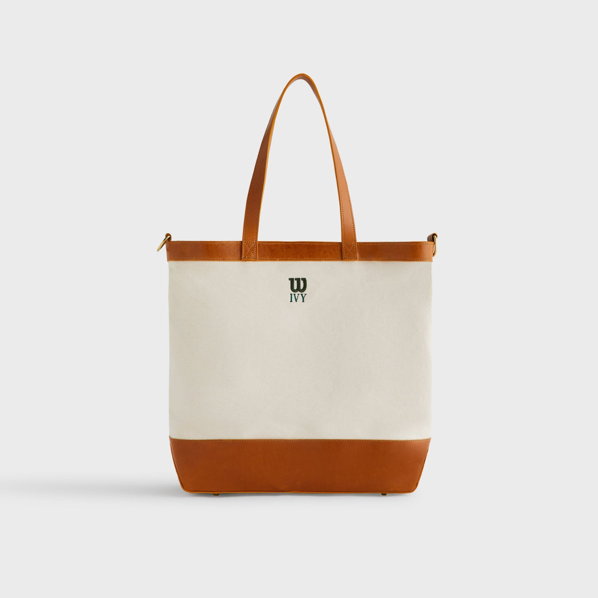 Kith Ivy for Wilson Leather Trimmed Tote - Tan