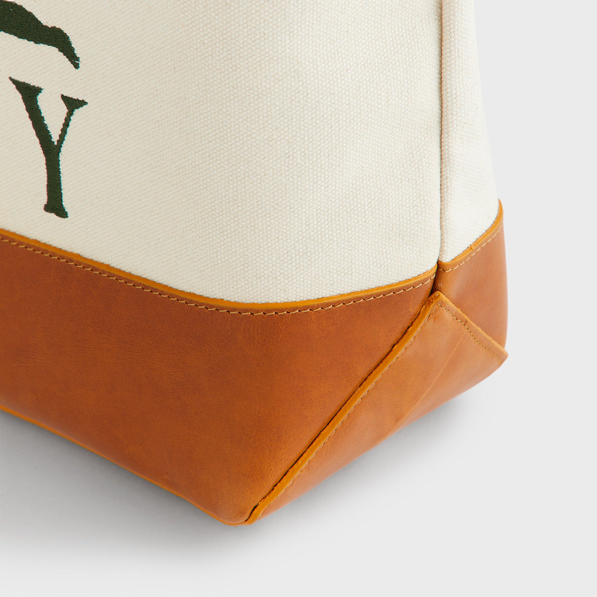 Kith Ivy for Wilson Leather Trimmed Tote - Tan