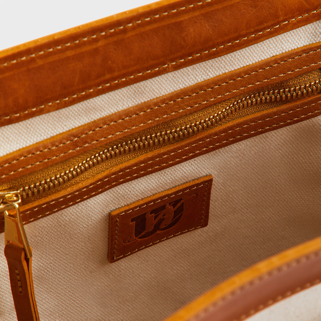 Kith Ivy for Wilson Leather Trimmed Tote - Tan