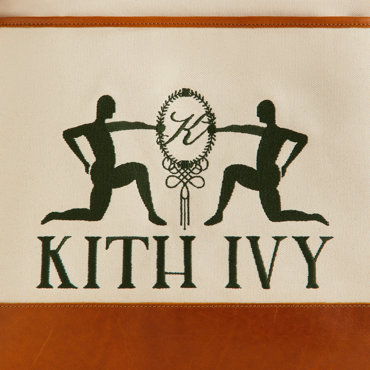 Kith Ivy for Wilson Leather Trimmed Tote - Tan