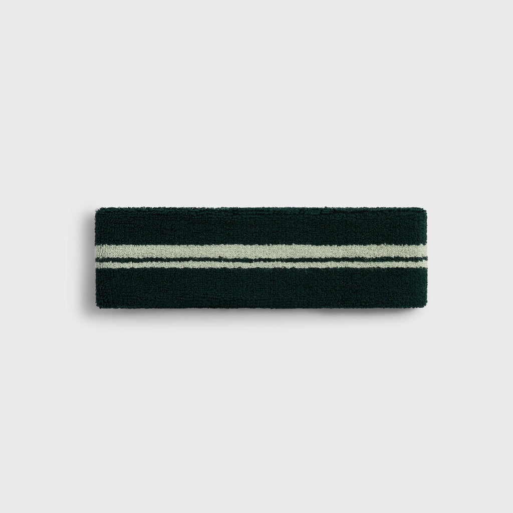 Kith Ivy for Wilson Terry Stripe Headband - Ivy Green