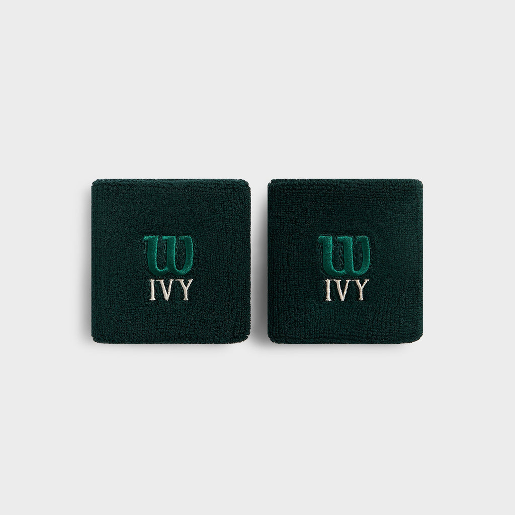 Kith Ivy for Wilson Classic Terry Wristbands - Ivy Green