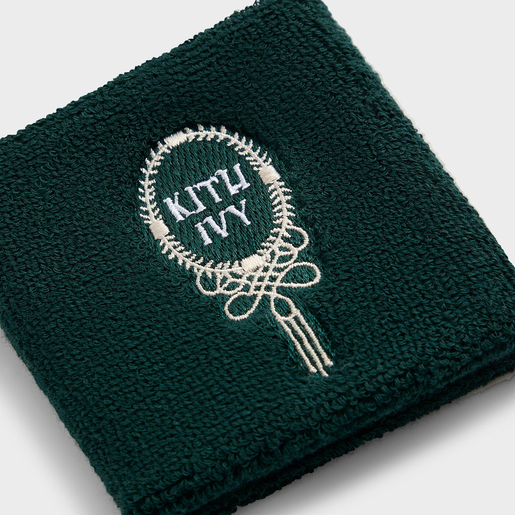 Kith Ivy for Wilson Classic Terry Wristbands - Ivy Green