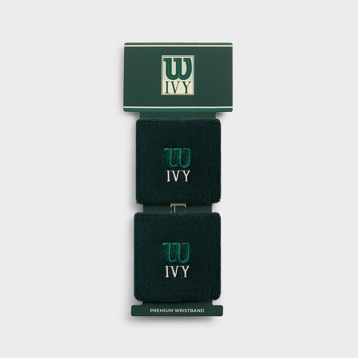 Kith Ivy for Wilson Classic Terry Wristbands - Ivy Green
