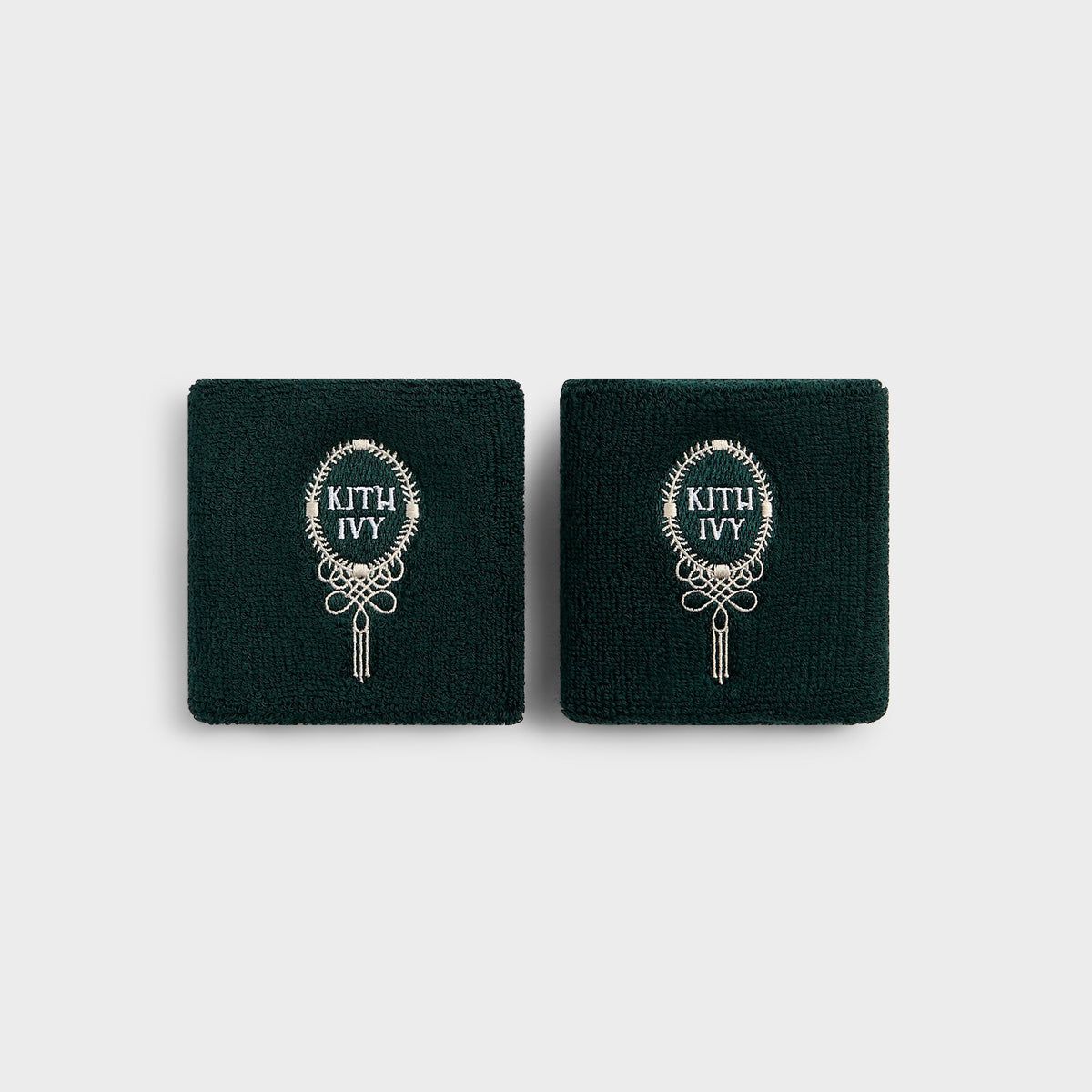 Kith Ivy for Wilson Classic Terry Wristbands - Ivy Green