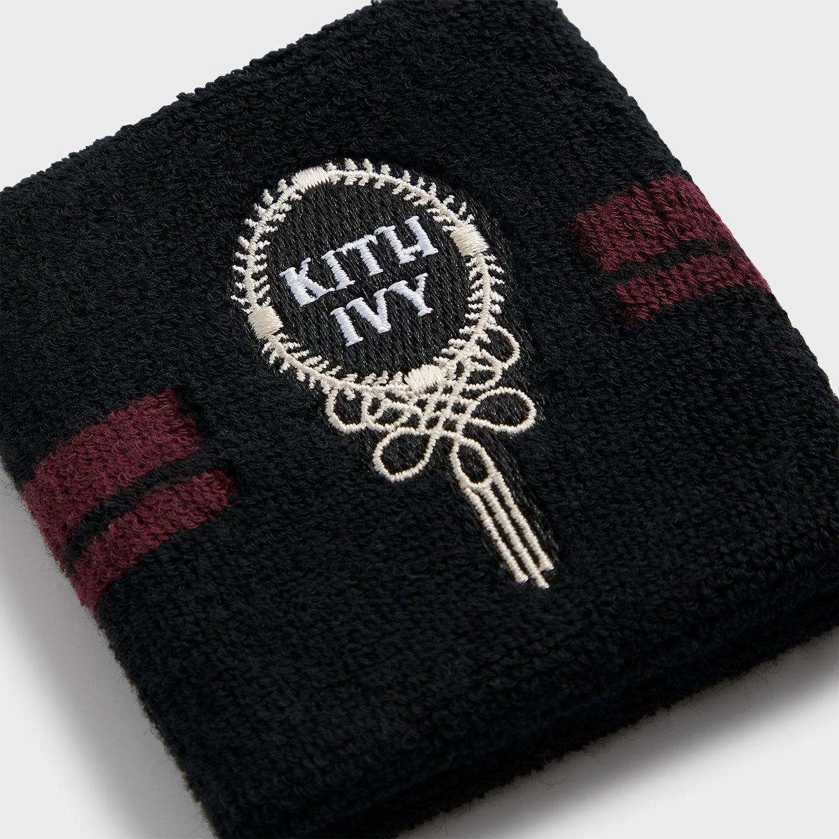 Kith Ivy for Wilson Terry Stripe Wristbands - Black