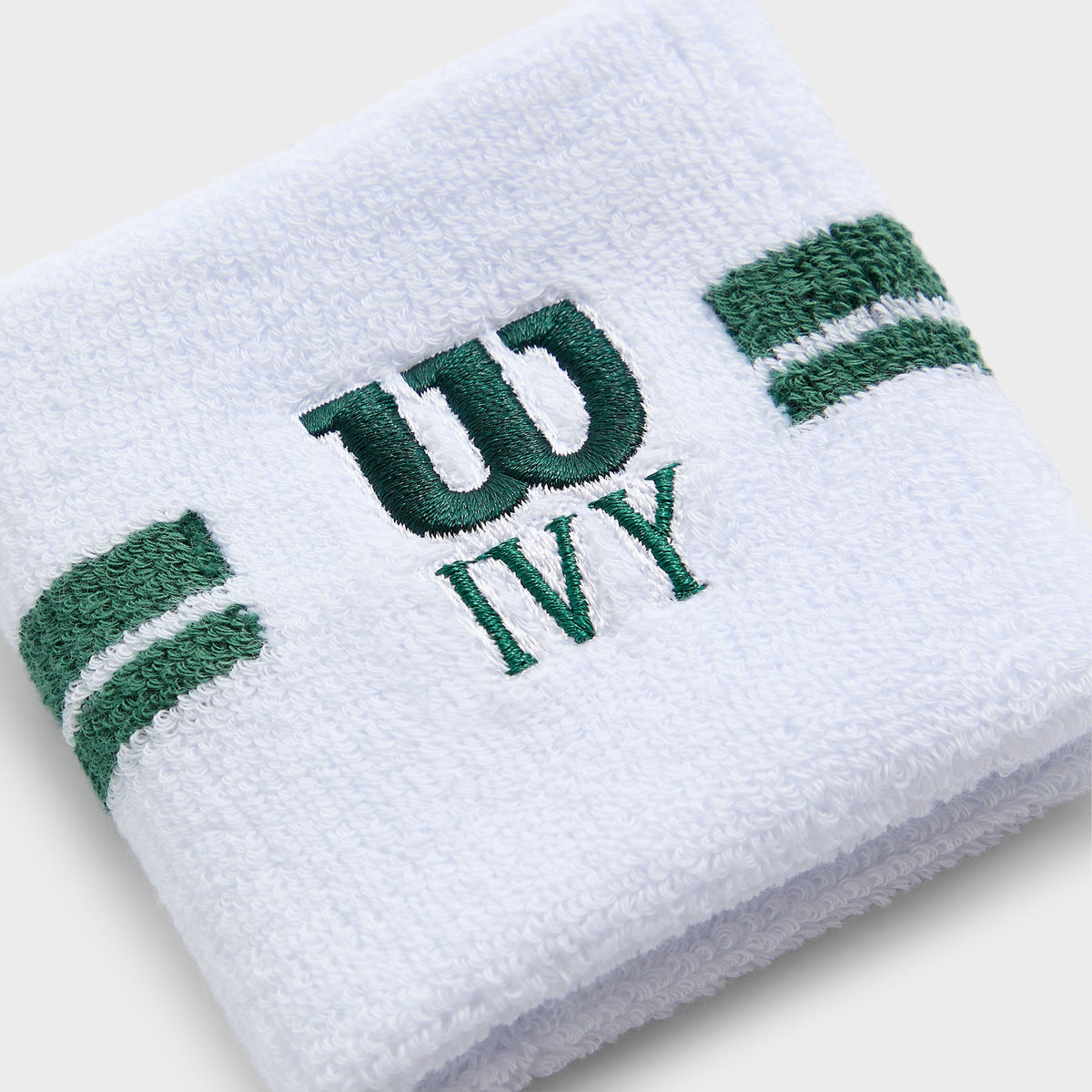 Kith Ivy for Wilson Terry Stripe Wristbands - White