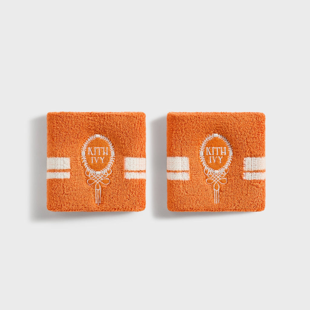 Kith Ivy for Wilson Striped Wristbands - Clementine