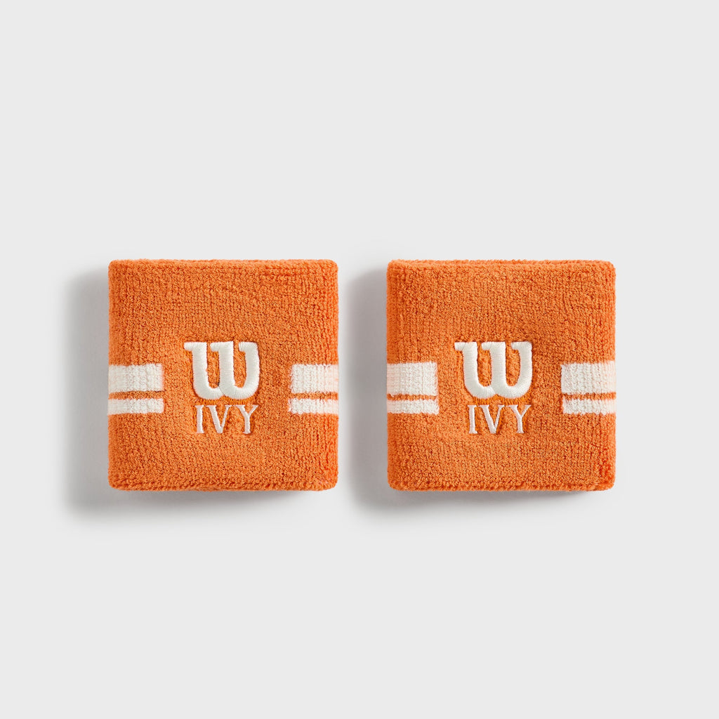 Kith Ivy for Wilson Striped Wristbands - Clementine