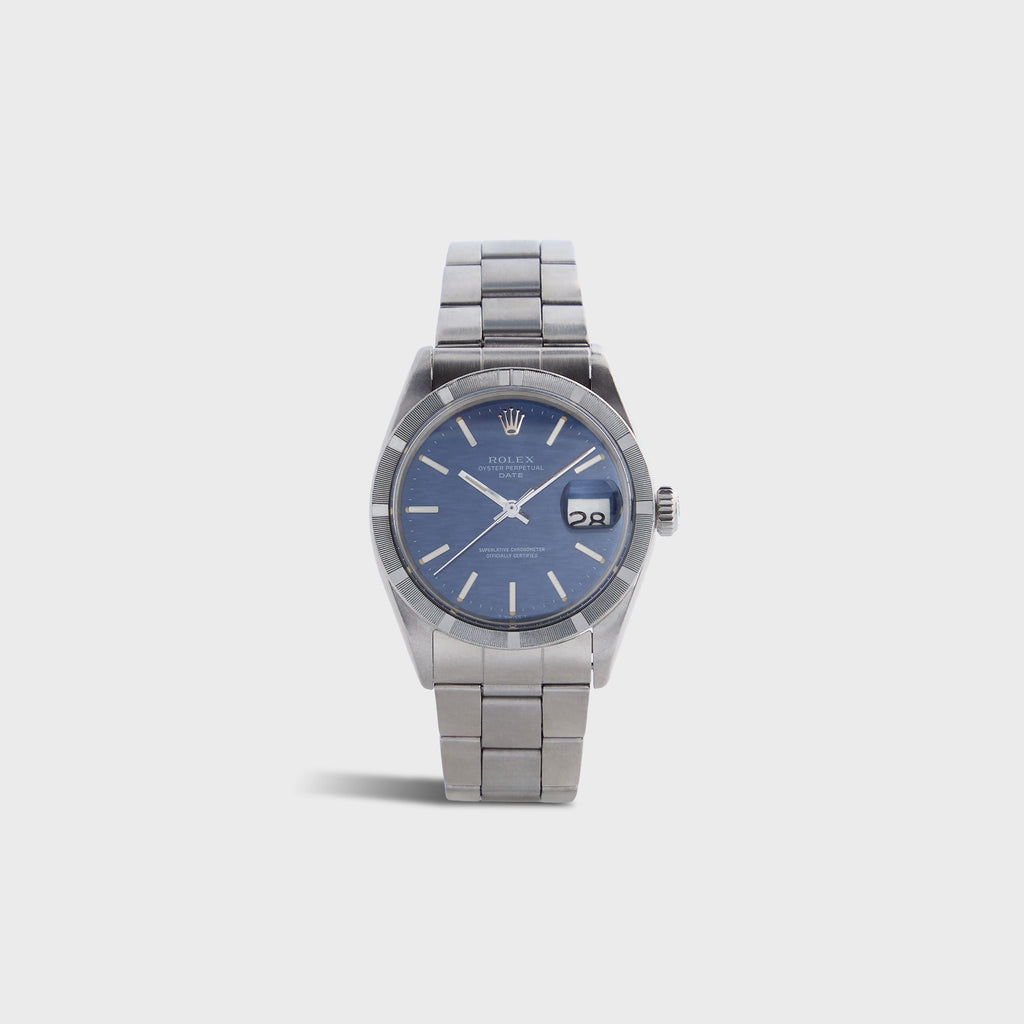 Wind Vintage Rolex Mosaic Date Reference 1501 Unpolished - Blue / Silver