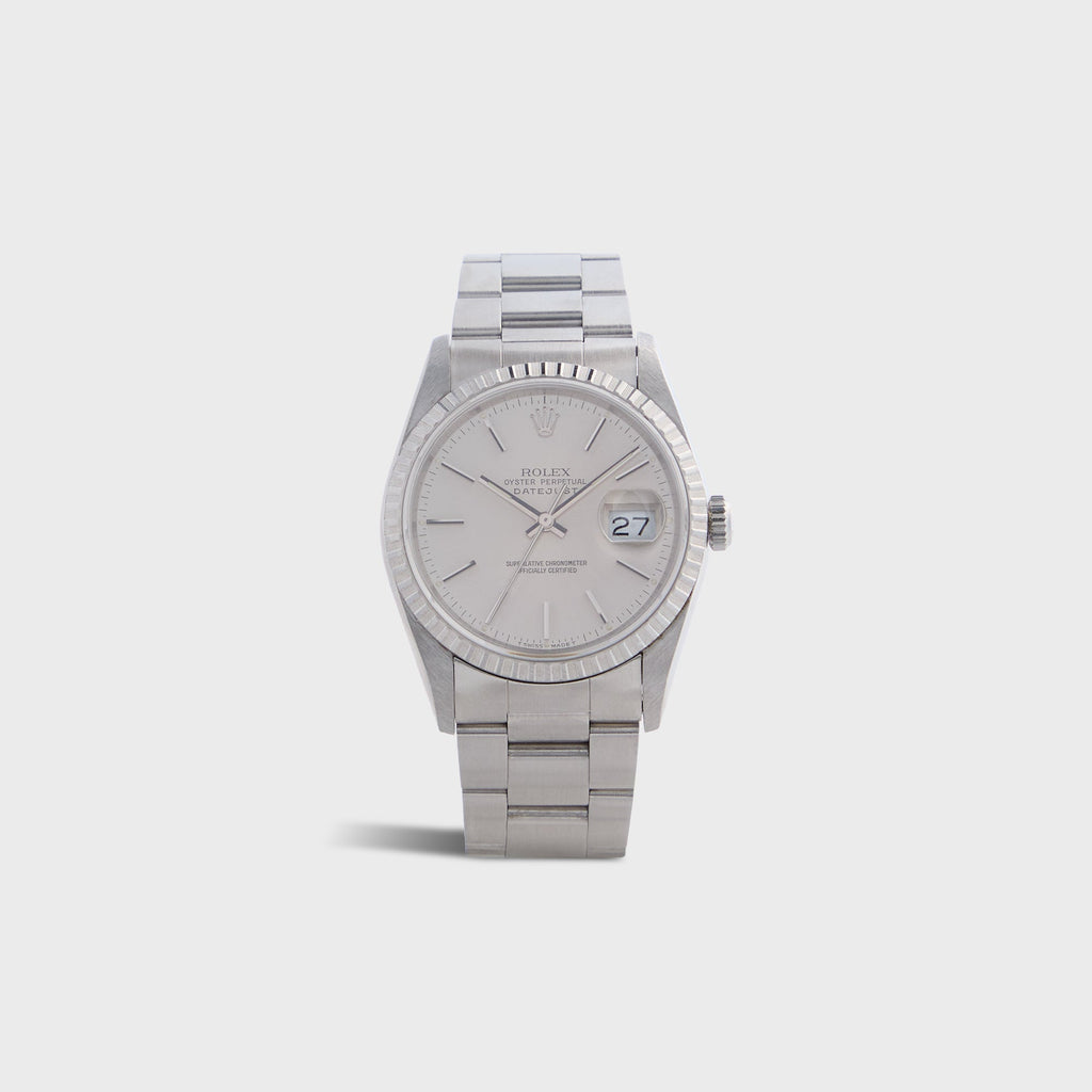 Wind Vintage Rolex IBM Datejust 16220 Unpolished - Silver