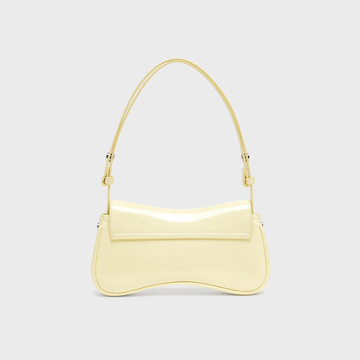 Diesel Play-Clutch In Glossy PU Bag - Light Yellow