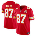 Kansas City Chiefs Travis Kelce Nike Red Vapor F.U.S.E. Limited Jersey