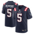 Jabrill Peppers New England Patriots Nike Game   Jersey - Navy
