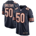 Mike Singletary Chicago Bears Nike Game Retired   Jersey - Navy
