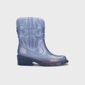 Melissa Kids Mini Texas Boot - Glitter Blue