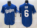 Men's Los Angeles Dodgers Hyeseong Kim #6 Royal Game Jersey
