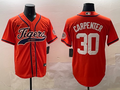 Men's Detroit Tigers Kerry Carpenter #30 Orange Replica Player Jersey