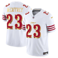 Men's Christian McCaffrey San Francisco 49ers 2025 Rivalries Collection F.U.S.E. Limited White Jersey