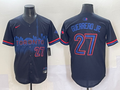 Men's Toronto Blue Jays Vladimir Guerrero Jr. #27 Black 2024 City Connect Limited Player Jersey