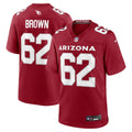 Evan Brown Arizona Cardinals Nike Team Game Jersey -  Cardinal