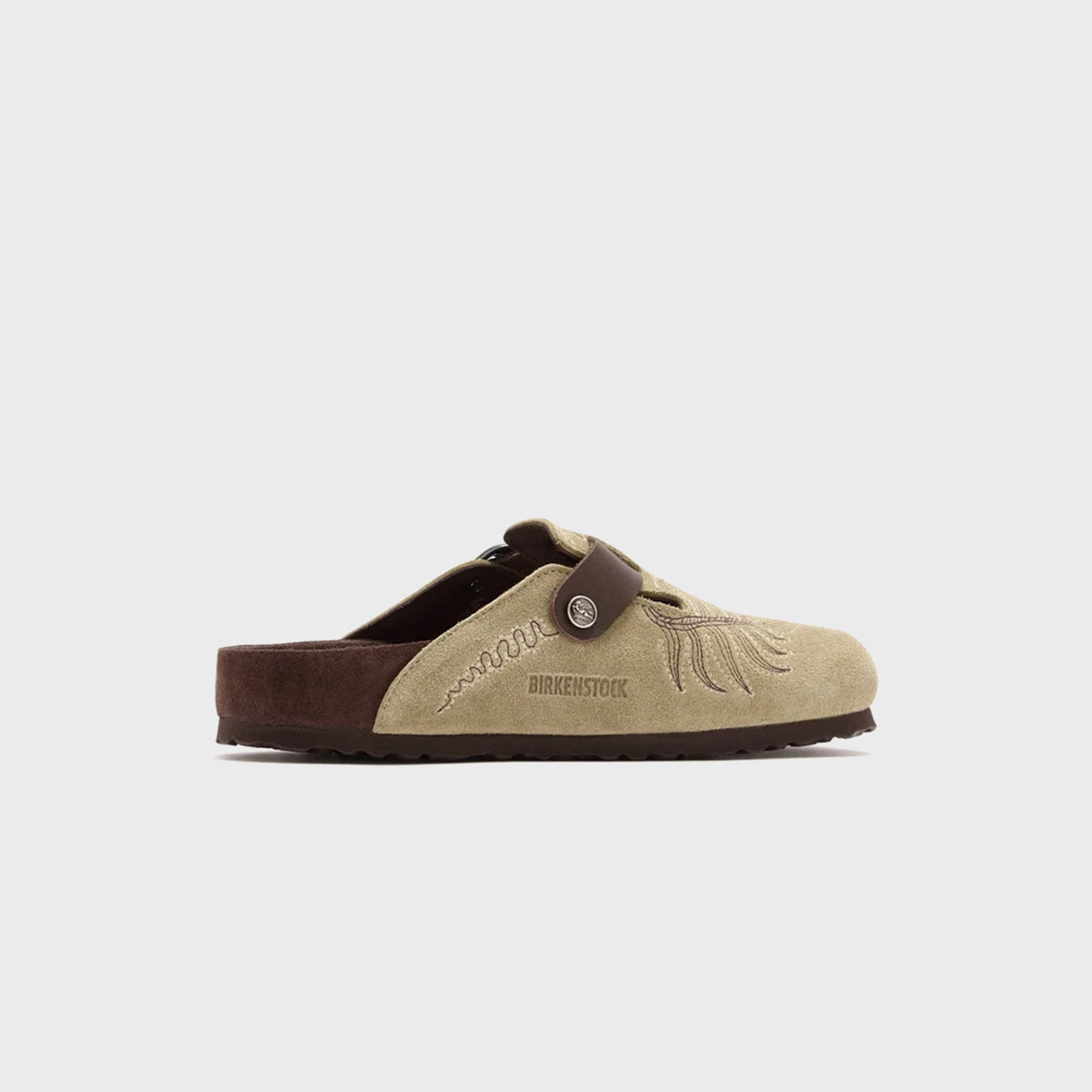 Birkenstock x ETRO Boston Embroidered - Taupe